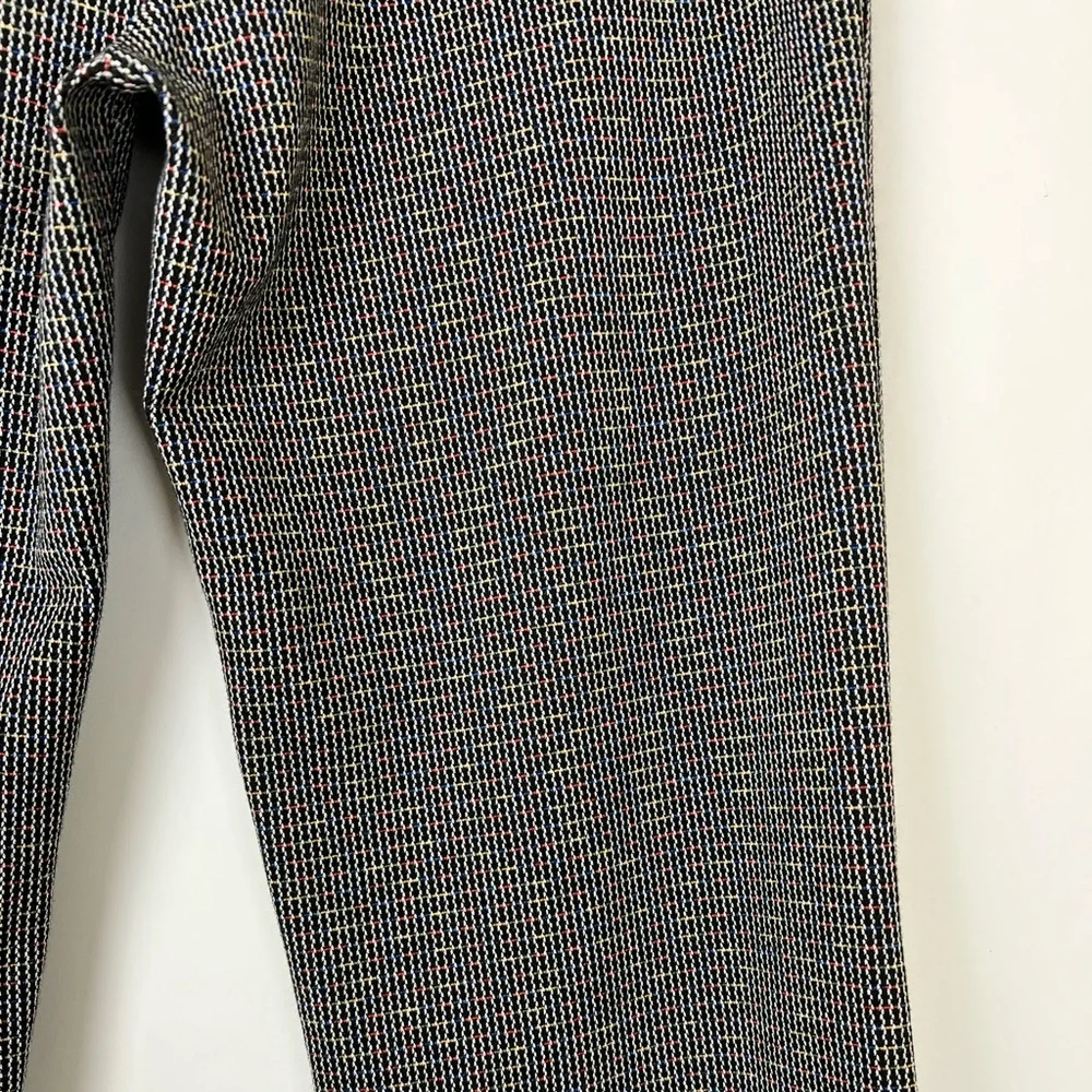 BETABRAND black tweed print yoga work pants SP